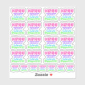 Warnung! Das Open-Source-Paket wird in Extreme... Aufkleber (Blatt)