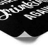 Warnung, dass die Mädchen wieder trinken Poster (Ecke)