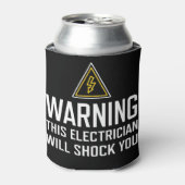 Warnung, dass dieser Elektriker schockiert, können Dosenkühler (Kanne Vorderseite)