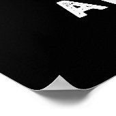 Warnung, dass ich an Leuten scheue, die die sonnig Poster (Ecke)