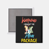 Warnung, dass ich das Drink Paket Funny Cruise gek Magnet (Vorderseite/Rückseite)