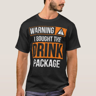 Warnung, dass ich das Drink Paket lustigen Urlaub T-Shirt