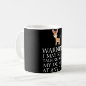 Warnung, dass ich jederzeit mit dem Spender sprech Kaffeetasse (Vorderseite Links)