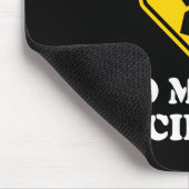 Warnung, dass ich meine eigene Wissenschaft betrei Mousepad (Ecke)