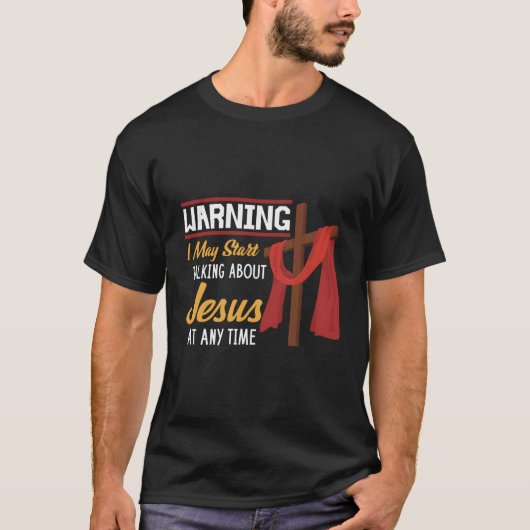 Warnung, dass ich möglicherweise Star sprechen übe T-Shirt (Vorderseite)