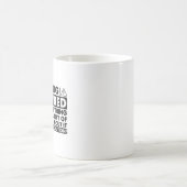 Warnung, dass ich müde bin, Rentner Kaffeetasse (Mittel)