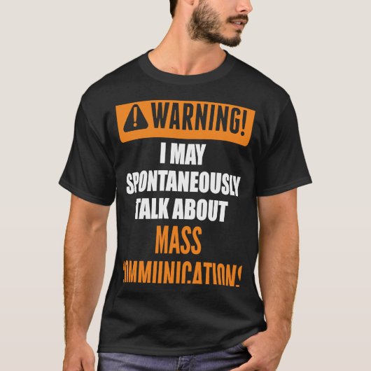 Warnung, dass ich spontan über Massenvernichtungsw T-Shirt (Vorderseite)