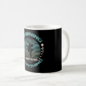 Warnung, dass ich über alles springe Parkour Kaffeetasse (VorderseiteRechts)