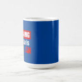 Warnung, dass meine Ehefrau serbisch ist Kaffeetasse (Mittel)