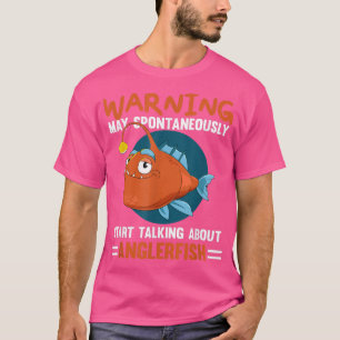Warnung der Anglerfische: Ich kann über Angl sprec T-Shirt