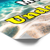 Warnung der Fische: Funny Puffer Fish: Kann unter  Poster (Ecke)