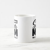 Warnung der Fußball-Mama Will Yell laut Kaffeetasse (Mittel)