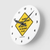 Warnung! Der Markt kann irrationaler bleiben als Runde Wanduhr (Winkel)