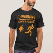 Warnung der Naturwissenschaften im Labrador Nerdy T-Shirt (Vorderseite)