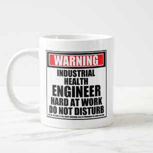 Warnung des Ingenieurs für industrielle Gesundheit Jumbo-Tasse