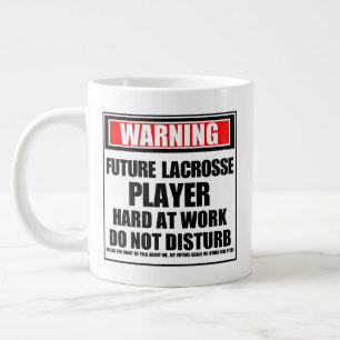 Warnung des künftigen Lacrosse-Spielers vor harter Jumbo-Tasse