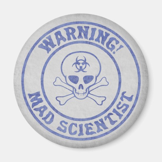 Warnung des Mad Scientist Magnet (Vorne)