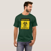 Warnung des Mad Scientist T-Shirt (Vorne ganz)