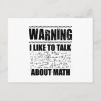 Warnung des Mathematikers | Math Science Gift