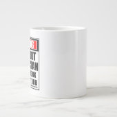 Warnung des ROV Pilot Technikers hart am Arbeitspl Jumbo-Tasse (Vorderseite)