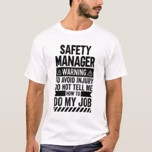 Warnung des Sicherheitsleiters T-Shirt