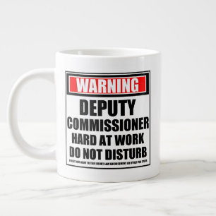 Warnung des stellvertretenden Kommissionsmitglieds Jumbo-Tasse