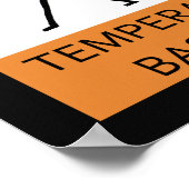 Warnung des temporären Bassoonisten Poster (Ecke)