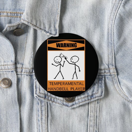 Warnung des temporären Handbell-Spielers Button (Beispiel)