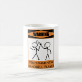 Warnung des temporären Handbell-Spielers Kaffeetasse (Mittel)