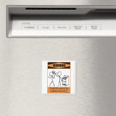 Warnung des temporären Organisten Magnet (In Situ (Geschirrspüler))