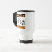 Warnung des temporären Organisten Reisebecher (Vorderseite Links)