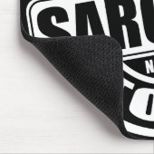 Warnung des toxischen Sarcasm-Spaßes Phrase Mousepad (Ecke)