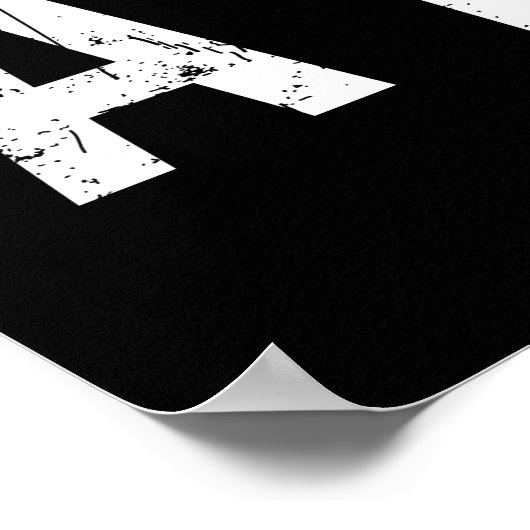 Warnung: Dies ist kein treibendes, lustiges Zimmer Poster (Ecke)