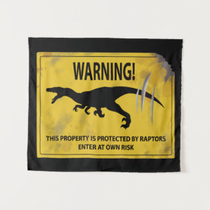 Warnung! Diese Eigenschaft wird von Raptoren gesch Wandteppich