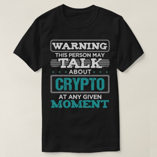 Warnung: Diese Person könnte über Krypto Pullover (Design vorne)