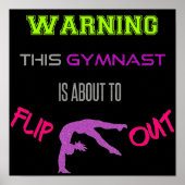 Warnung: Dieser Gymnast wird gleich Poster Gedreht (Vorne)