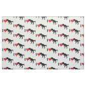Warnung! Dinosaurier isst Herz Stoff (Fat Quarter (45,7 x 55,9 cm))