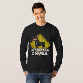 Warnung Doberman Owner 543 T-Shirt (Vorne ganz)