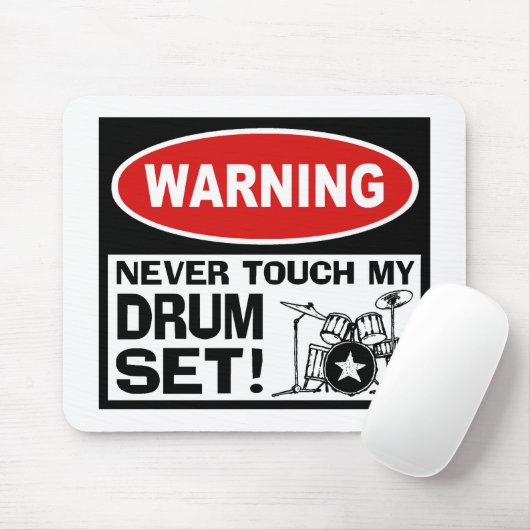 WARNUNG - DRUMEN MOUSEPAD (Mit Mouse)