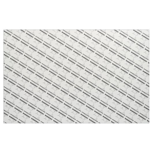 Warnung! Dynamit in Nitroglycerin Molecule Stoff (Yard (91,4 cm))