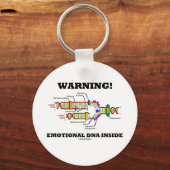 Warnung! Emotionale DNA-Inside (DNA-Replikation) Schlüsselanhänger (Vorderseite)
