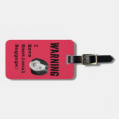 WARNUNG Emotionales Gepäck Gepäckanhänger (Vorderseite horizontal)