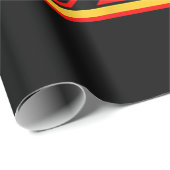 Warnung enthält Fakten, die offensiven Spaß finden Geschenkpapier (Rolleneckpunkt)