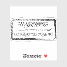 Warnung: Enthält Magic Sticker