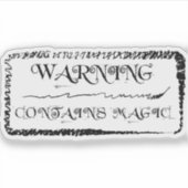 Warnung: Enthält Magic Sticker (Vorderseite)