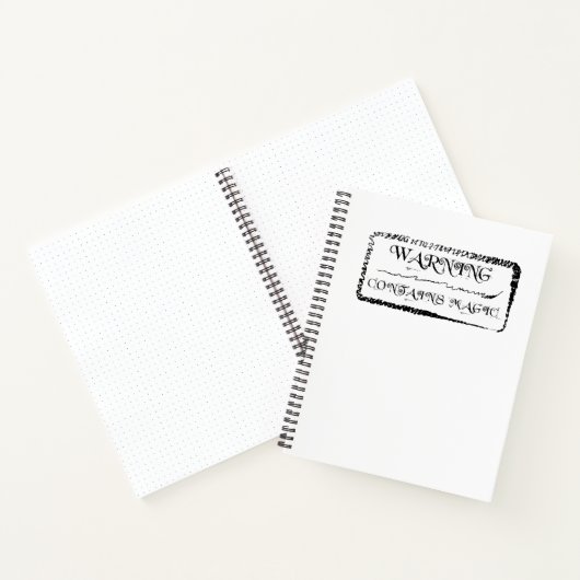 Warnung: Enthält Magie Notizblock (Innenseite)