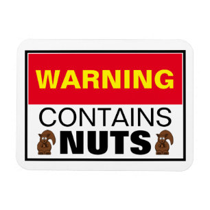 WARNUNG enthält Nuts Magnet
