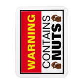 WARNUNG enthält Nuts Magnet (Vertikal)