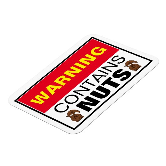 WARNUNG enthält Nuts Magnet (Linke Seite)