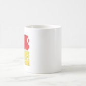 Warnung Enthält Sarkasmus Lustiger Witze Humor. Kaffeetasse (Mittel)